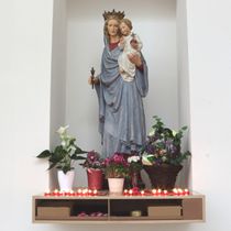 (2015-09) Propsteikirche Leipzig - Sockel Marienstatue 283