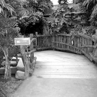 Zoo Leipzig, Holzbauten in der Tropenhalle Godwanaland